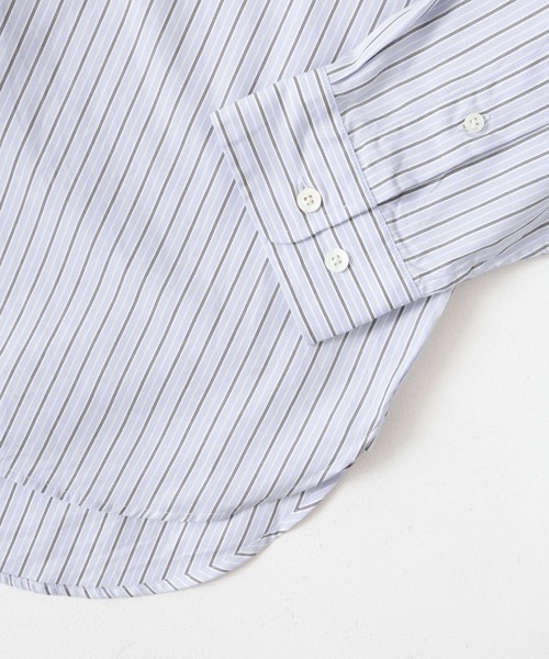 GYMPHLEX（ジムフレックス）の「GYMPHLEX　MTS SHORT B.D. SHIRTS Long-Sleeve（シャツ/ブラウス・レディース・ブラウン系その他/ブルー系その他・14）」の16枚目の写真