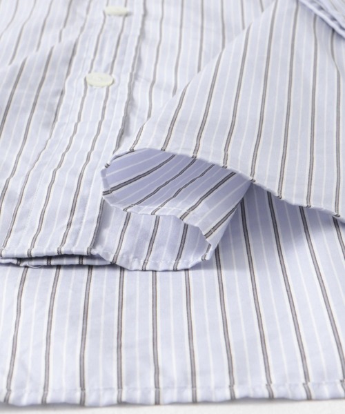 GYMPHLEX（ジムフレックス）の「GYMPHLEX　MTS SHORT B.D. SHIRTS Long-Sleeve（シャツ/ブラウス・レディース・ブラウン系その他/ブルー系その他・14）」の18枚目の写真