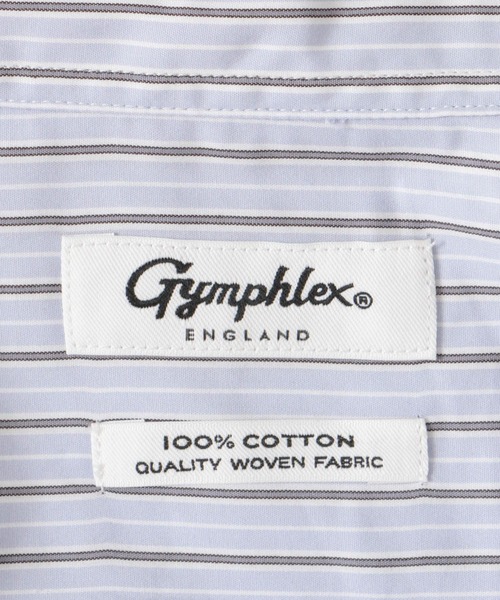 GYMPHLEX（ジムフレックス）の「GYMPHLEX　MTS SHORT B.D. SHIRTS Long-Sleeve（シャツ/ブラウス・レディース・ブラウン系その他/ブルー系その他・14）」の19枚目の写真