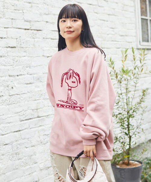 【新品未使用】スヌーピー／ピーナッツ　スエットSサイズ　ヒューストン製 ブランド別カテゴリー,HOUSTON COLLABORATION ITEM,PEANUTS