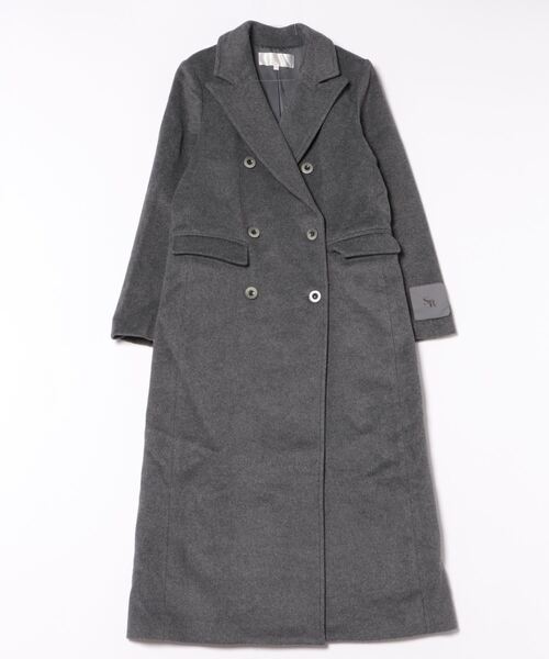 rienda（リエンダ）の「ピークドラペルウールミックスチェスターコート