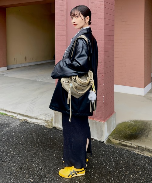 INTER FACTORY(インターファクトリー)の「YUKI- キルティング合皮ジャケット made in INTER FACTORY(その他アウター・レディース・ブラック・FREE)」の10枚目の写真