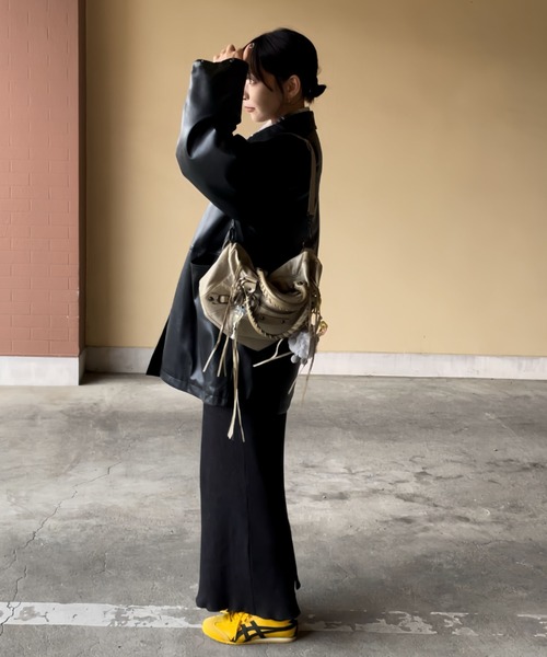 INTER FACTORY(インターファクトリー)の「YUKI- キルティング合皮ジャケット made in INTER FACTORY(その他アウター・レディース・ブラック・FREE)」の18枚目の写真