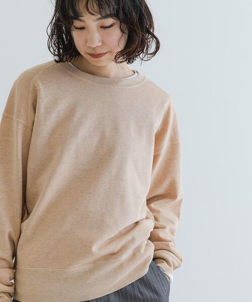 URBAN RESEARCH（アーバンリサーチ）の「ソフト裏毛ドルマンスウェット（スウェット・レディース・オフホワイト/ピンクベージュ/オートミール・FREE）」の14枚目の写真