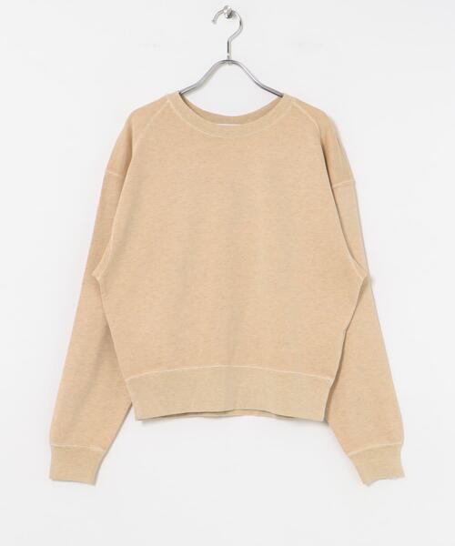 URBAN RESEARCH（アーバンリサーチ）の「ソフト裏毛ドルマンスウェット（スウェット・レディース・オフホワイト/ピンクベージュ/オートミール・FREE）」の5枚目の写真