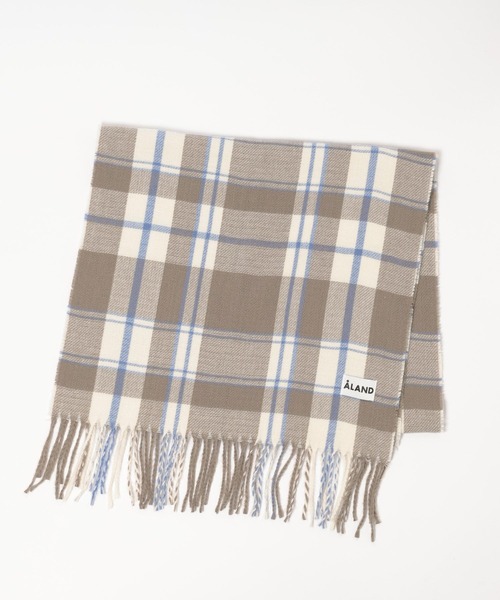 ALAND（エーランド）の「【UNISEX】ALAND／カシミヤタッチマフラー（マフラー・レディース・オフホワイト/チャコール/ピンク/アイボリー/ブラウン・FREE）」の16枚目の写真