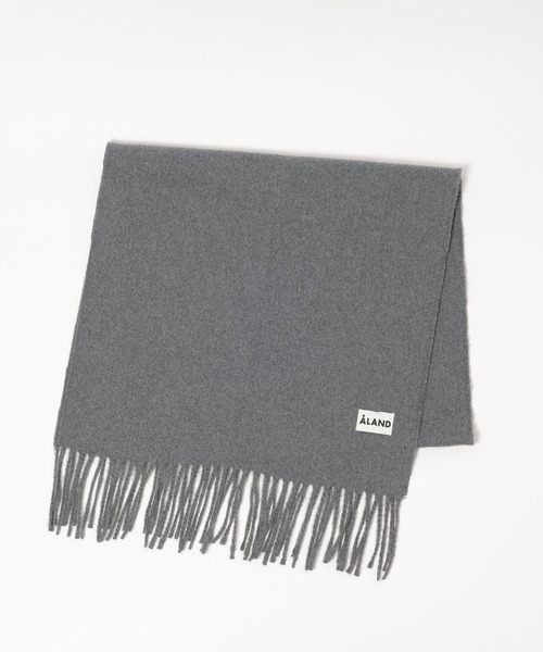 ALAND（エーランド）の「【UNISEX】ALAND／カシミヤタッチマフラー（マフラー・レディース・オフホワイト/チャコール/ピンク/アイボリー/ブラウン・FREE）」の18枚目の写真