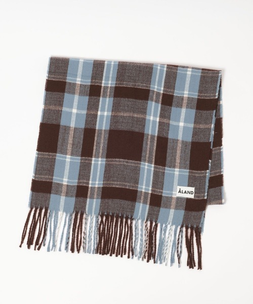 ALAND（エーランド）の「【UNISEX】ALAND／カシミヤタッチマフラー（マフラー・レディース・オフホワイト/チャコール/ピンク/アイボリー/ブラウン・FREE）」の15枚目の写真