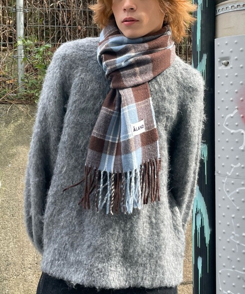 UNISEX】ALAND／カシミヤタッチマフラー（マフラー）｜ALAND