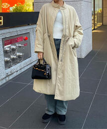 ◆中綿ロングミリタリーコート