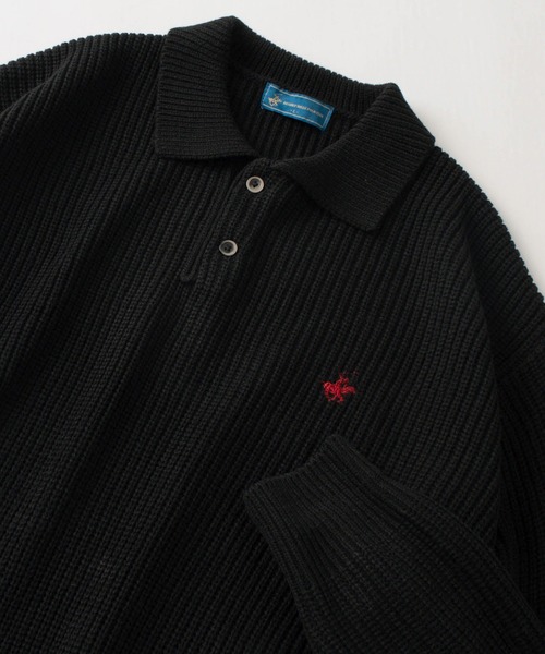 CRANK／ストライプPOLO ロングスリーブ BEVERLY HILLS POLO CLUB（ビバリーヒルズポロクラブ）の