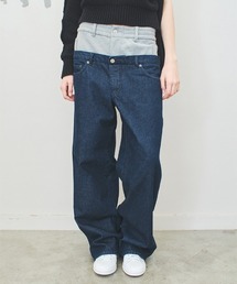 soduk | easy layered denim trousers(デニムパンツ)