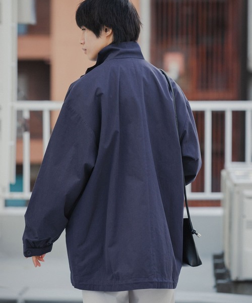 SENSE OF PLACE by URBAN RESEARCH（センスオブプレイスバイアーバンリサーチ）の「ショートモッズコート（モッズコート・メンズ・ネイビー/アイボリー/チャコールグレー・MEDIUM/LARGE）」の17枚目の写真