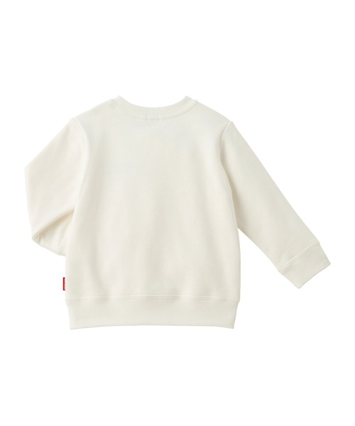 MIKI HOUSE（ミキハウス）の「【WEB限定】ワッペンロゴトレーナー（スウェット・キッズ・グリーン系その他2/パープル/サーモンピンク/ホワイト/ブラック/ブルー・80ｃｍ/140cm/130cm/120cm/110cm/100cm/90cm）」の10枚目の写真