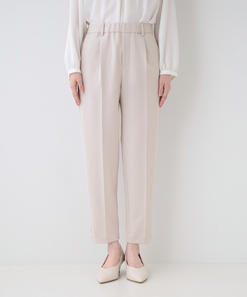 SHOO・LA・RUE（シューラルー）の「【洗える/S-3L/セットアップ可】セレモニーや通勤に カットジョーゼットテーパードパンツ（その他パンツ・レディース・ブラック/ネイビー/ナチュラル・04/03/02/01/05）」の17枚目の写真