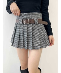 Christian Dior 2022クルーズ 千鳥格子 プリーツスカート Yahoo!オークション - Christian Dior 2022クルーズ 千鳥格子