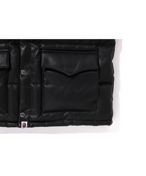 A BATHING APE（アベイシングエイプ）の「LEATHER CLASSIC DOWN JACKET