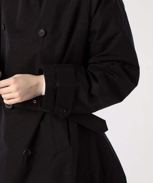 HAVERSACK(ハバーザック)の「HAVERSACK ロングトレンチコート(トレンチコート・レディース・ダークブラウン・2/1)」の11枚目の写真