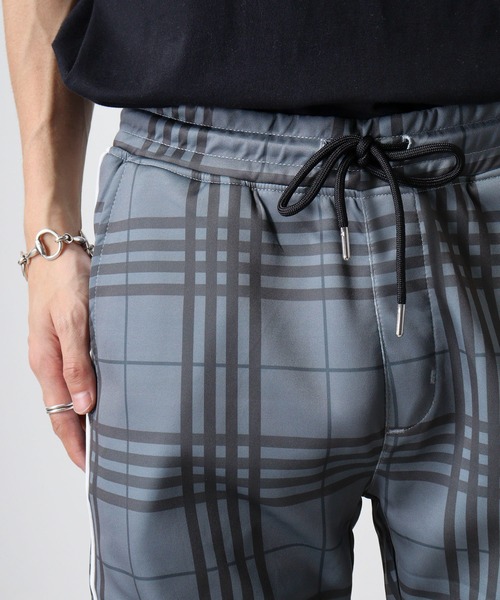 EVOLUTION（エボリューション）の「stretch check skinny pants / ストレッチチェックスキニーパンツ unisex（スラックス・メンズ・グレー系2/グレー系/ベージュ系2/ベージュ系・L/M）」の13枚目の写真