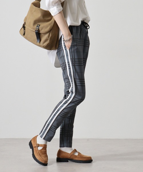 EVOLUTION（エボリューション）の「stretch check skinny pants / ストレッチチェックスキニーパンツ unisex（スラックス・メンズ・グレー系2/グレー系/ベージュ系2/ベージュ系・L/M）」の9枚目の写真