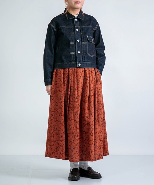 新作*DOLCE&GABBANA* コットンポプリンマキシスカート 花柄 DOLCE＆GABBANA】 ロングスカート ポプリン フローラル