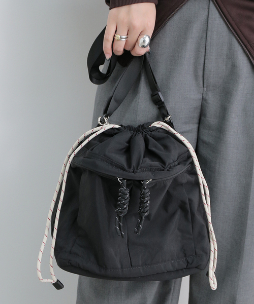 CONTROL FREAK / CTFK(コントロールフリーク)の「CONTROL FREAK / コントロールフリーク ナイロン2WAYミニバッグ(クラッチバッグ・レディース・ライトグレー/ブラック/グリーン・FREE)」の21枚目の写真