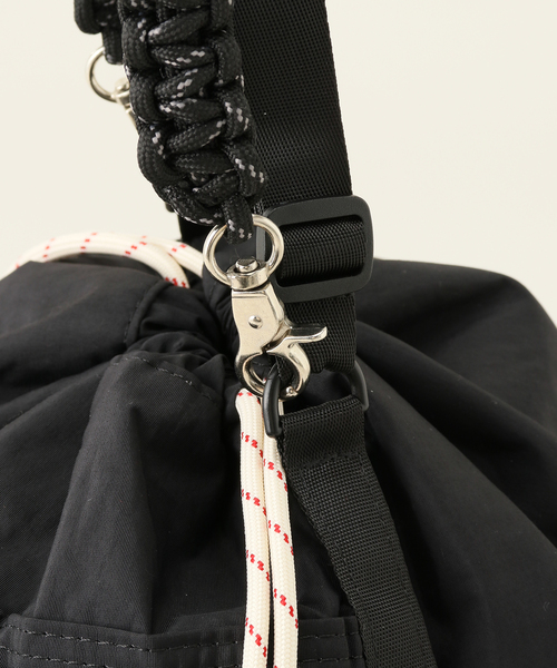 CONTROL FREAK / CTFK(コントロールフリーク)の「CONTROL FREAK / コントロールフリーク ナイロン2WAYミニバッグ(クラッチバッグ・レディース・ライトグレー/ブラック/グリーン・FREE)」の8枚目の写真