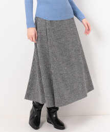 K.T KIYOKO TAKASE | ビック千鳥バランサー フレアスカート(スカート)