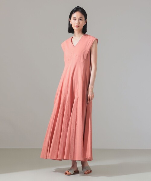 別注】MARIHA / 夏の月 ソリッド ワンピース［手洗い可