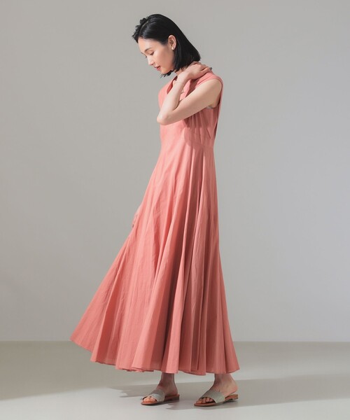 MARIHA（マリハ）の「【別注】MARIHA / 夏の月 ソリッド ワンピース［手洗い可］（ワンピース・レディース・ローズ/ブルー系その他・36S/38）」の7枚目の写真