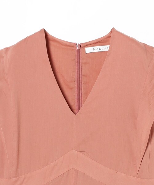 別注】MARIHA / 夏の月 ソリッド ワンピース［手洗い可］（ワンピース