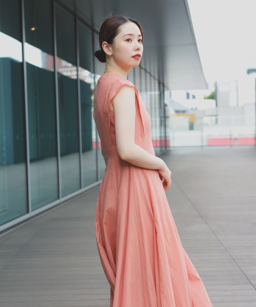 別注】MARIHA / 夏の月 ソリッド ワンピース［手洗い可］（ワンピース