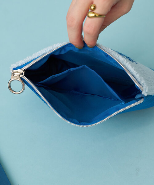 BIRTHDAY BAR（バースデイバー）の「umao×BIRTHDAY BAR　さがらポーチ（ポーチ・レディース・ブルー/ピンク・0）」の13枚目の写真