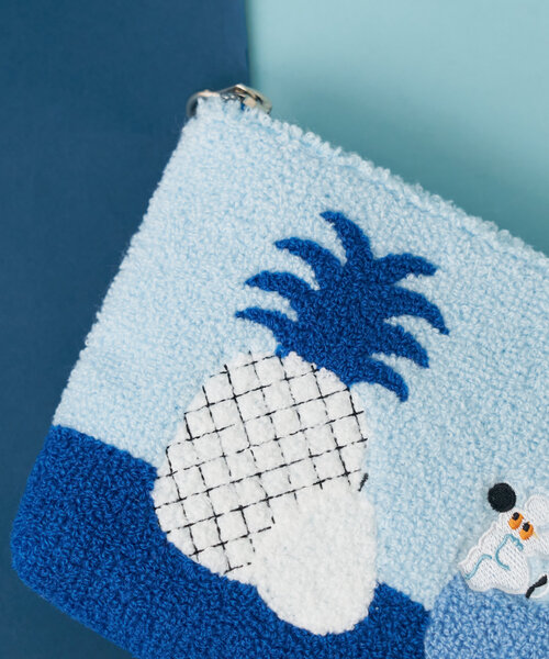 BIRTHDAY BAR（バースデイバー）の「umao×BIRTHDAY BAR　さがらポーチ（ポーチ・レディース・ブルー/ピンク・0）」の16枚目の写真