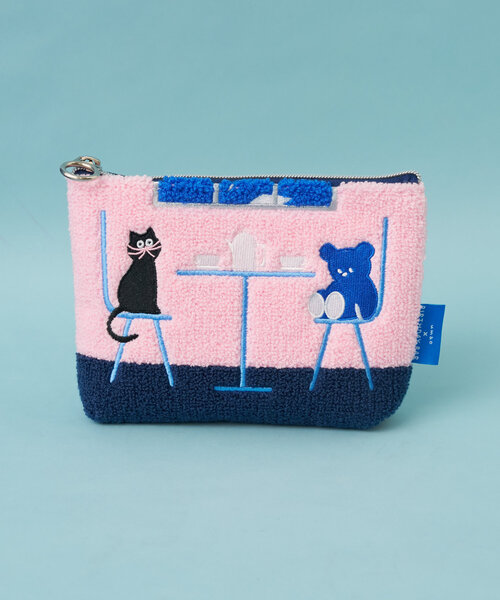 BIRTHDAY BAR（バースデイバー）の「umao×BIRTHDAY BAR　さがらポーチ（ポーチ・レディース・ブルー/ピンク・0）」の3枚目の写真