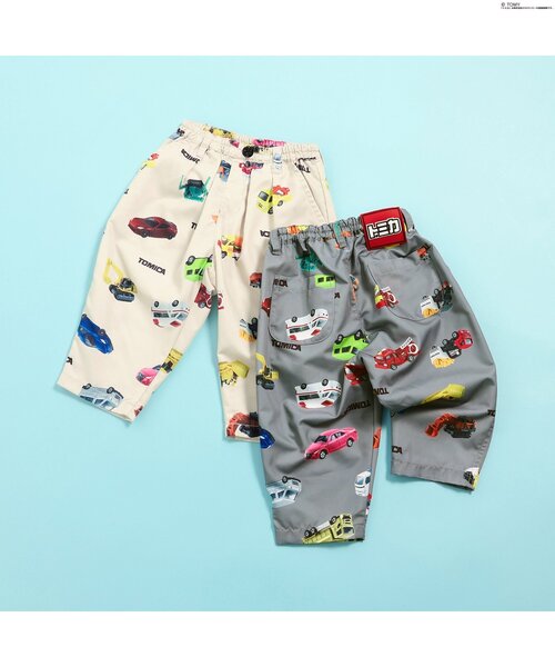 BIT'Z（ビッツ）の「【トミカコラボ】ミニカー転写柄ワイドパンツ（その他パンツ・キッズ・キナリ/グレー・120/110/100/95/90/80）」の17枚目の写真
