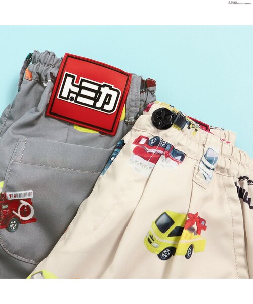 BIT'Z（ビッツ）の「【トミカコラボ】ミニカー転写柄ワイドパンツ（その他パンツ・キッズ・キナリ/グレー・120/110/100/95/90/80）」の16枚目の写真