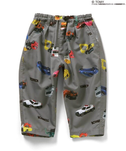BIT'Z（ビッツ）の「【トミカコラボ】ミニカー転写柄ワイドパンツ（その他パンツ・キッズ・キナリ/グレー・120/110/100/95/90/80）」の14枚目の写真