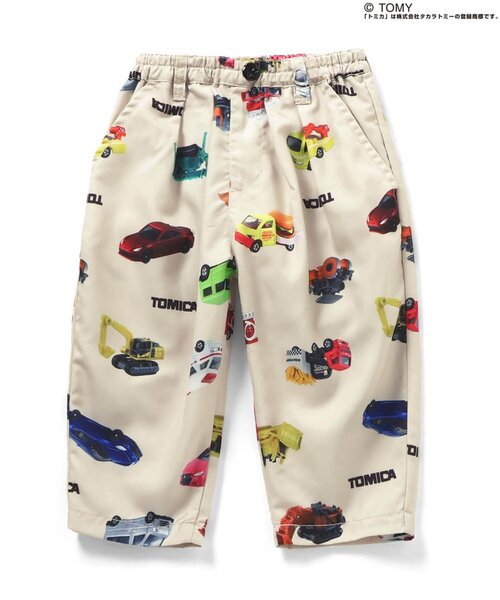 BIT'Z（ビッツ）の「【トミカコラボ】ミニカー転写柄ワイドパンツ（その他パンツ・キッズ・キナリ/グレー・120/110/100/95/90/80）」の10枚目の写真