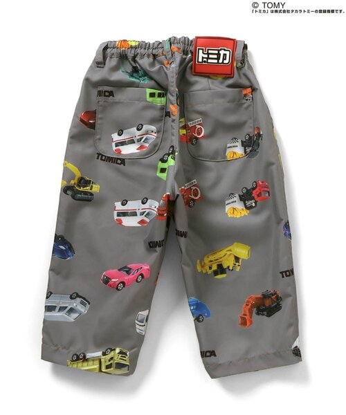 BIT'Z（ビッツ）の「【トミカコラボ】ミニカー転写柄ワイドパンツ（その他パンツ・キッズ・キナリ/グレー・120/110/100/95/90/80）」の9枚目の写真