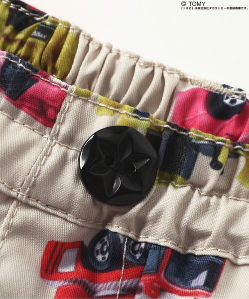 BIT'Z（ビッツ）の「【トミカコラボ】ミニカー転写柄ワイドパンツ（その他パンツ・キッズ・キナリ/グレー・120/110/100/95/90/80）」の6枚目の写真