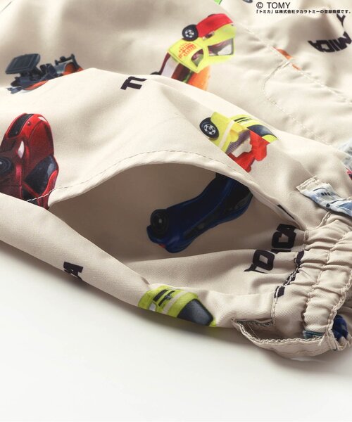 BIT'Z（ビッツ）の「【トミカコラボ】ミニカー転写柄ワイドパンツ（その他パンツ・キッズ・キナリ/グレー・120/110/100/95/90/80）」の5枚目の写真