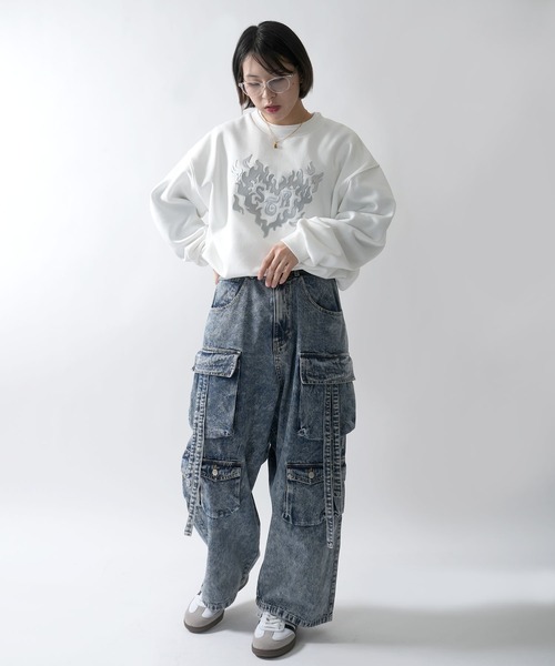 パンツ Remember VINTAGE LIKE DENIM LOOSE PANTS Remember VINTAGE LIKE DENIM LOOSE PANTS パンツ
