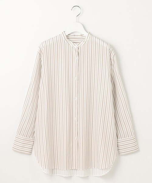 自由区(ジユウク)の「SOMELOSバンドカラー ブラウス(シャツ/ブラウス・レディース・スカイブルー系/ベージュ系1/サックスブルー系1/アイボリー系・44/46)」の19枚目の写真