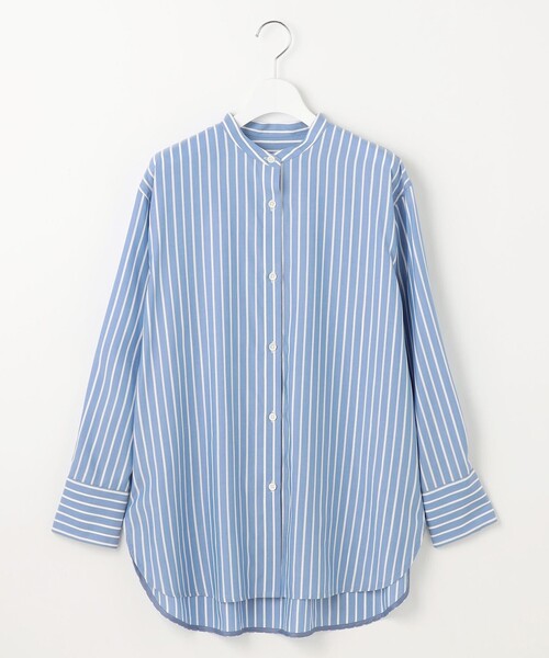 自由区(ジユウク)の「SOMELOSバンドカラー ブラウス(シャツ/ブラウス・レディース・スカイブルー系/ベージュ系1/サックスブルー系1/アイボリー系・44/46)」の20枚目の写真