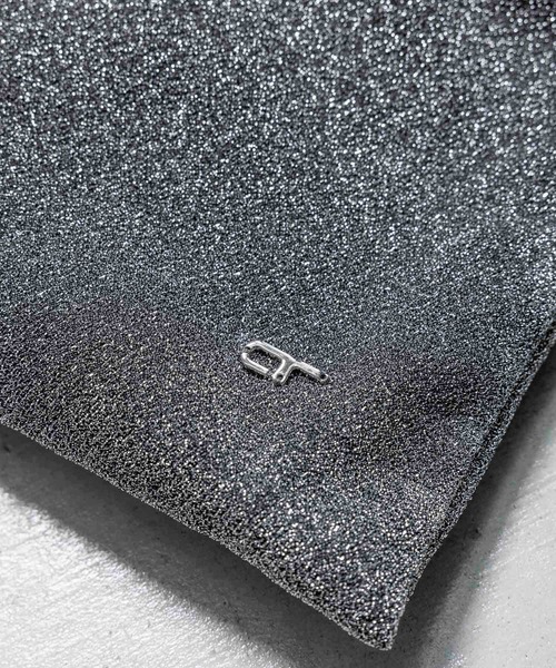 ADAM ET ROPE'（アダムエロペ）の「【サステナブル】キラキラトートバッグ（ポケッタブル）（トートバッグ・レディース・ブラウン/シルバー/ブラック・FREE）」の4枚目の写真