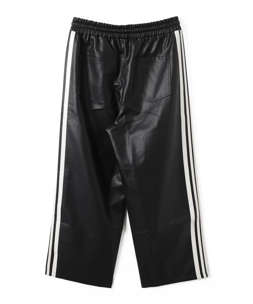 WEGO（ウィゴー）の「WEGO/エコレザーラインパンツ（その他パンツ・メンズ・ブラック・LARGE）」の11枚目の写真