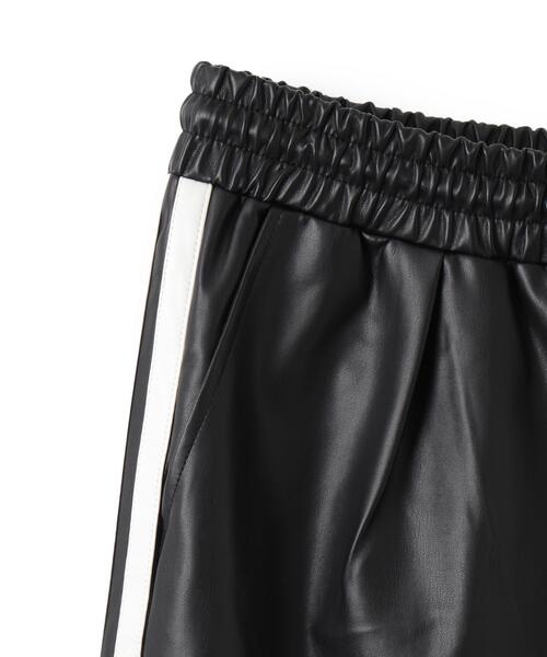 WEGO（ウィゴー）の「WEGO/エコレザーラインパンツ（その他パンツ・メンズ・ブラック・LARGE）」の13枚目の写真