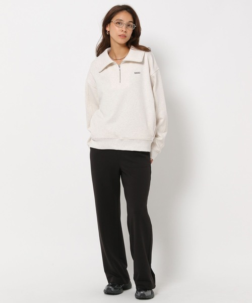 HEREIAM（ヘレイアム）の「【HEREIAM】Spring Ready ハーフジップ（スウェット・レディース・ライトグレー/ブラック・FREE）」の3枚目の写真