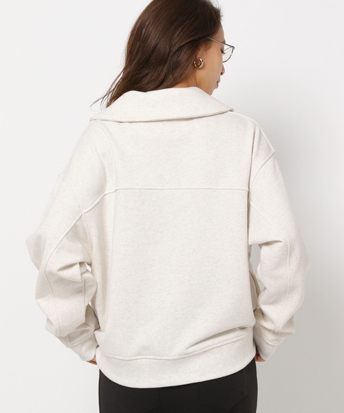 HEREIAM（ヘレイアム）の「【HEREIAM】Spring Ready ハーフジップ（スウェット・レディース・ライトグレー/ブラック・FREE）」の9枚目の写真